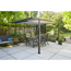 Pergola 'Libera' anthrazit 315 x 217 cm ohne Dachbezug