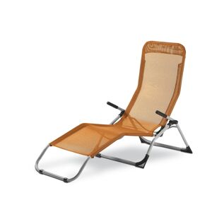 Relax-Kippliege terracottafarben 142 x 60 x 98 cm