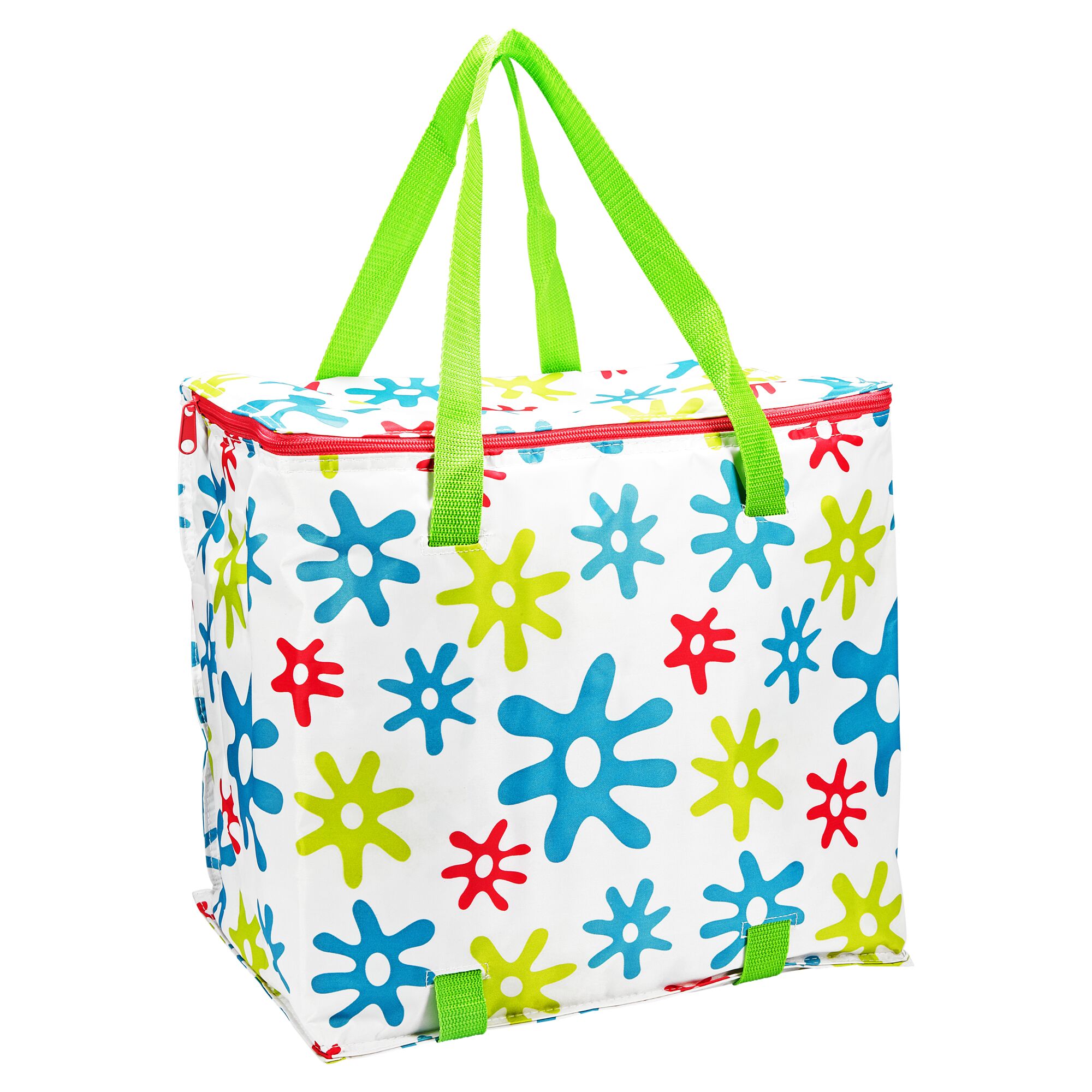 Faltbare Kühltasche mit buntem Muster