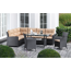 Ecksofa 'Sabrina' grau/beige, inklusive Auflagen