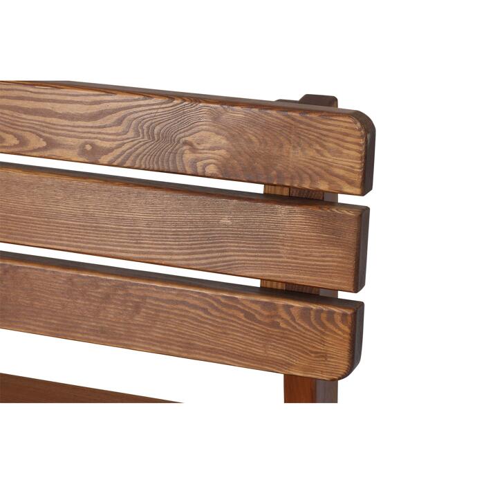 Gartenbank 'Tessin' 3Sitzer braun 150 x 80 x 41 cm