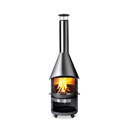 2. Bild von Grillkamin 'Fuego' mit Edelstahlhaube Ø 70 cm