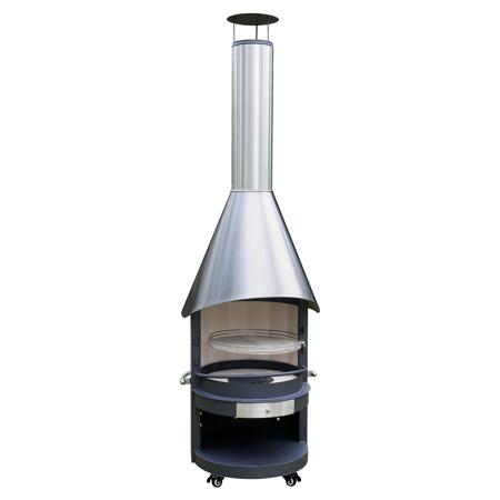 3. Bild von Grillkamin 'Fuego' mit Edelstahlhaube Ø 70 cm