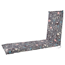 Rollliegen-Auflage 'Bregenz' grau 190 x 57 x 5 cm