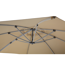 Verkleinertes Bild von Ampelschirm 'Rhodos Rondo' sandfarben Ø 350 cm