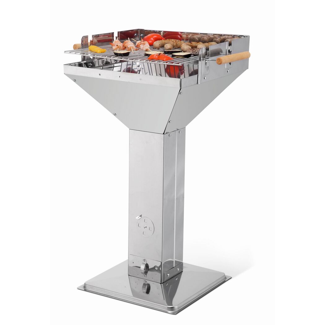 Trichtergrill Vista mit Grillgut