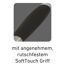 Nahaufnahme eines Grillpinsels mit Soft-Touch-Griff