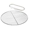 Grillrost mit Kette verchromt Ø 43 cm