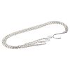 Silberne Kette für Grillrost