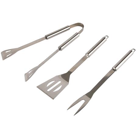 3. Bild von Grillbesteck Edelstahl 35,7 cm 3-teilig