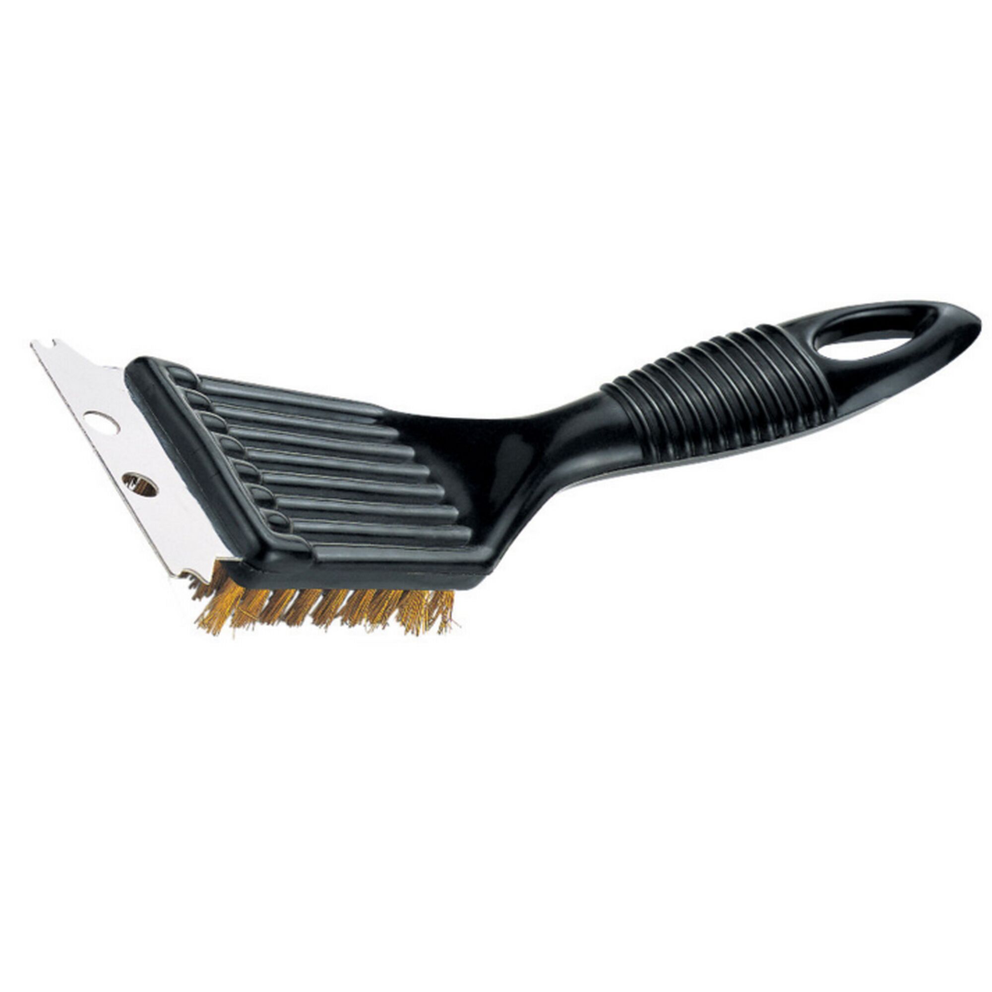 Grillbürste mit Schaber und Griff