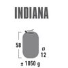 Indiana selbstaufblasbare Isomatte dunkelgrau