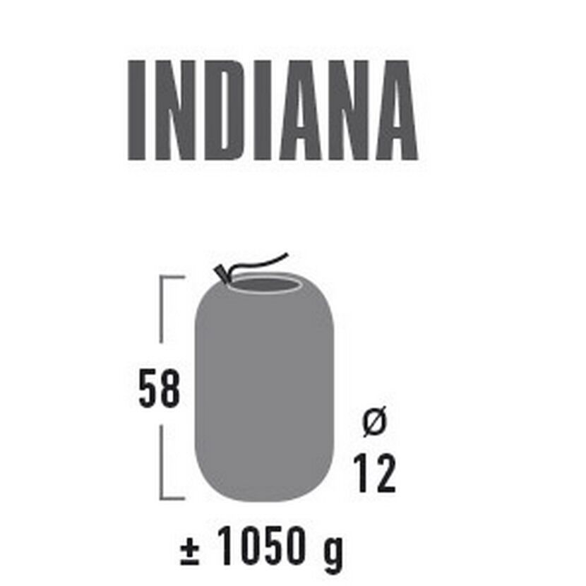 Indiana selbstaufblasbare Isomatte dunkelgrau