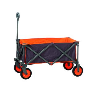 Faltbollerwagen 'Alf' grau-orange 91 x 45 x 55 cm