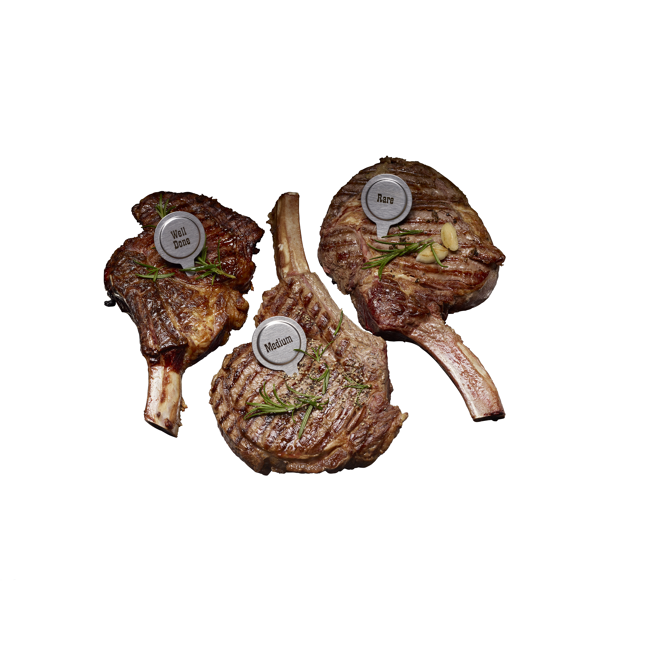 Bild von Steak Marker Edelstahl 7 cm 6 Stück