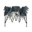 Faltpavillon 'One Touch' anthrazitfarben 300 x 275 x 300 cm