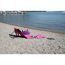 Verkleinertes Bild von Strandliege 'Sunny' pink 150 x 53 x 1 cm