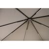 Solarpavillon 'Lina' grau-schwarz 300 x 300 x 255 cm