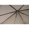 Solarpavillon 'Lina' grau-schwarz 300 x 300 x 255 cm
