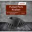 Zwei Pulled Pork Krallen aus schwarzem Kunststoff