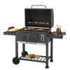Holzkohlegrill Toronto XXL mit Grillgut