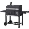 Holzkohlegrill Toronto XXL schwarz mit Zubehör