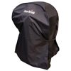 Schwarze Wetterschutzhaube für Grill
