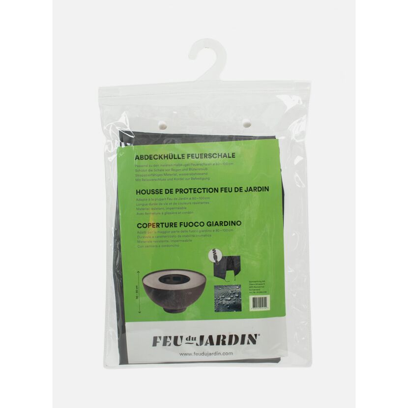 Abdeckung für Feuerschale grau Ø 80-100 cm