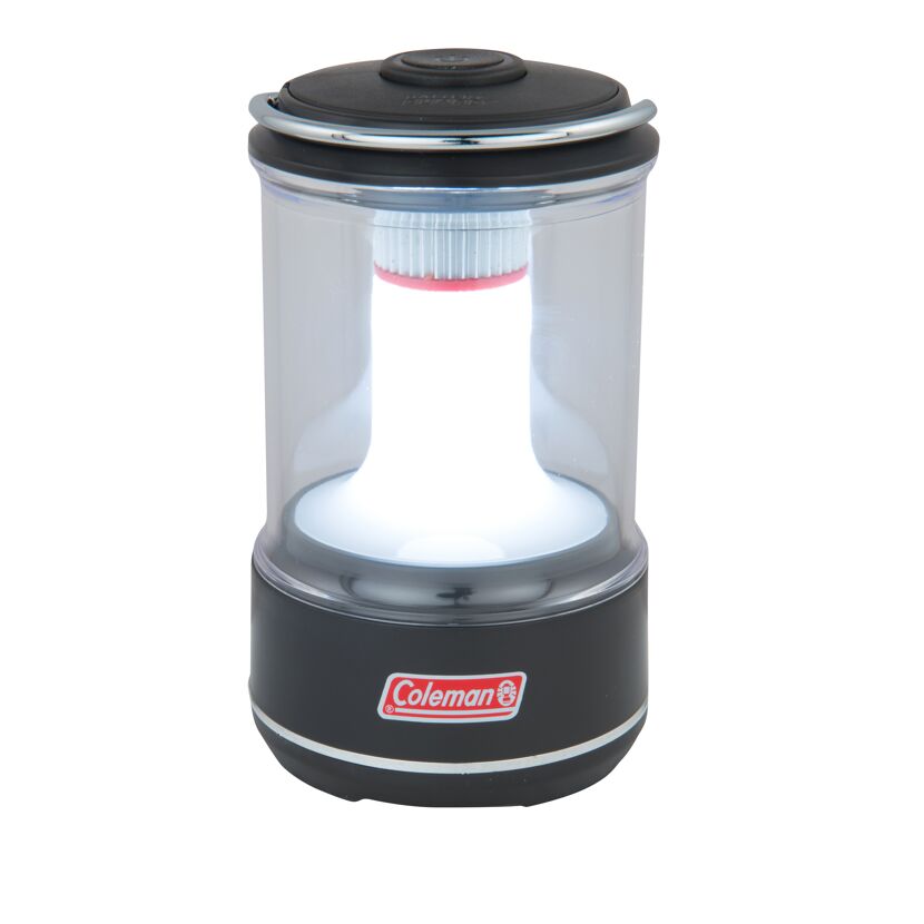 Schwarze Coleman BatteryGuard 200L Mini-Laterne