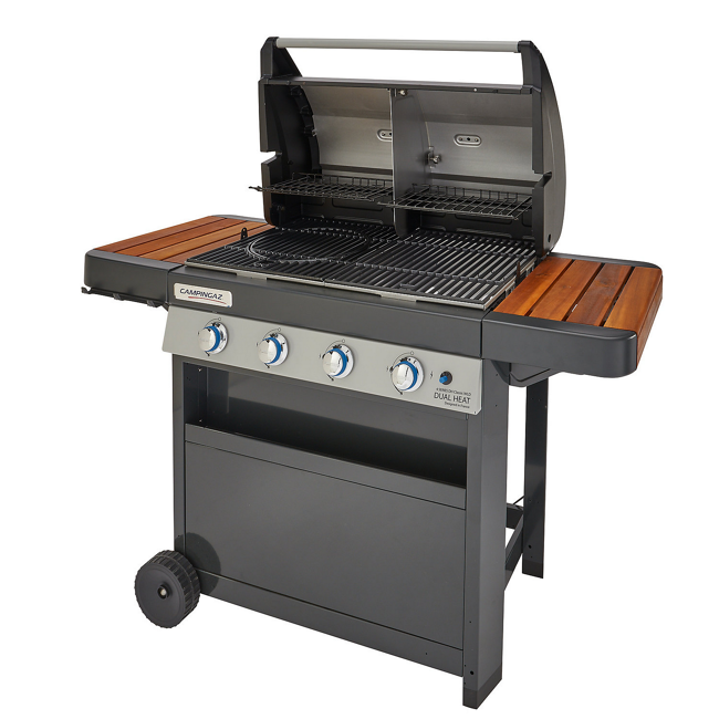 Bild von Gasgrill '4 Series Dual Heat Classic WLD' schwarz 141 x 110,6 x 64,2 cm