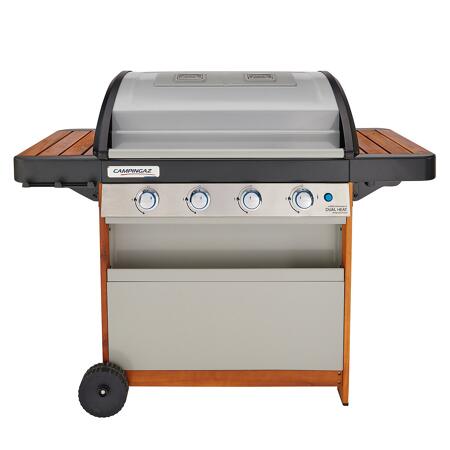 3. Bild von Gasgrill '4 Series Dual Heat Woody LX' silbern 141 x 110,6 x 64,2 cm