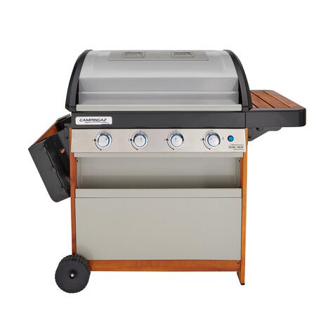 4. Bild von Gasgrill '4 Series Dual Heat Woody LX' silbern 141 x 110,6 x 64,2 cm