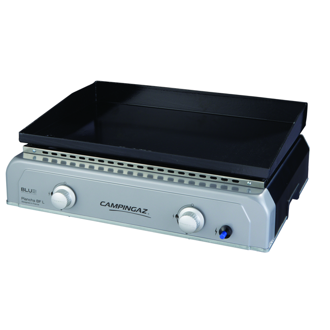Bild von Gas-Kontaktgrill 'Plancha L Blue Flame' silber/schwarz