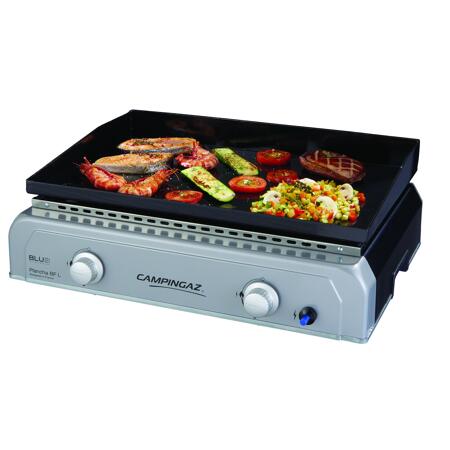 3. Bild von Gas-Kontaktgrill 'Plancha L Blue Flame' silber/schwarz