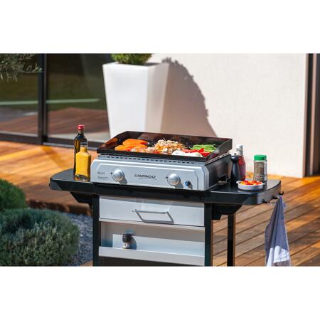 6. Bild von Gas-Kontaktgrill 'Plancha L Blue Flame' silber/schwarz