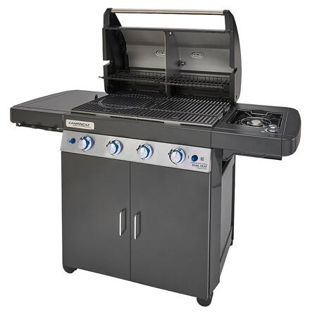 3. Bild von Gasgrill 'Dual Heat' schwarz 138,5 x 115,6 x 59,8 cm