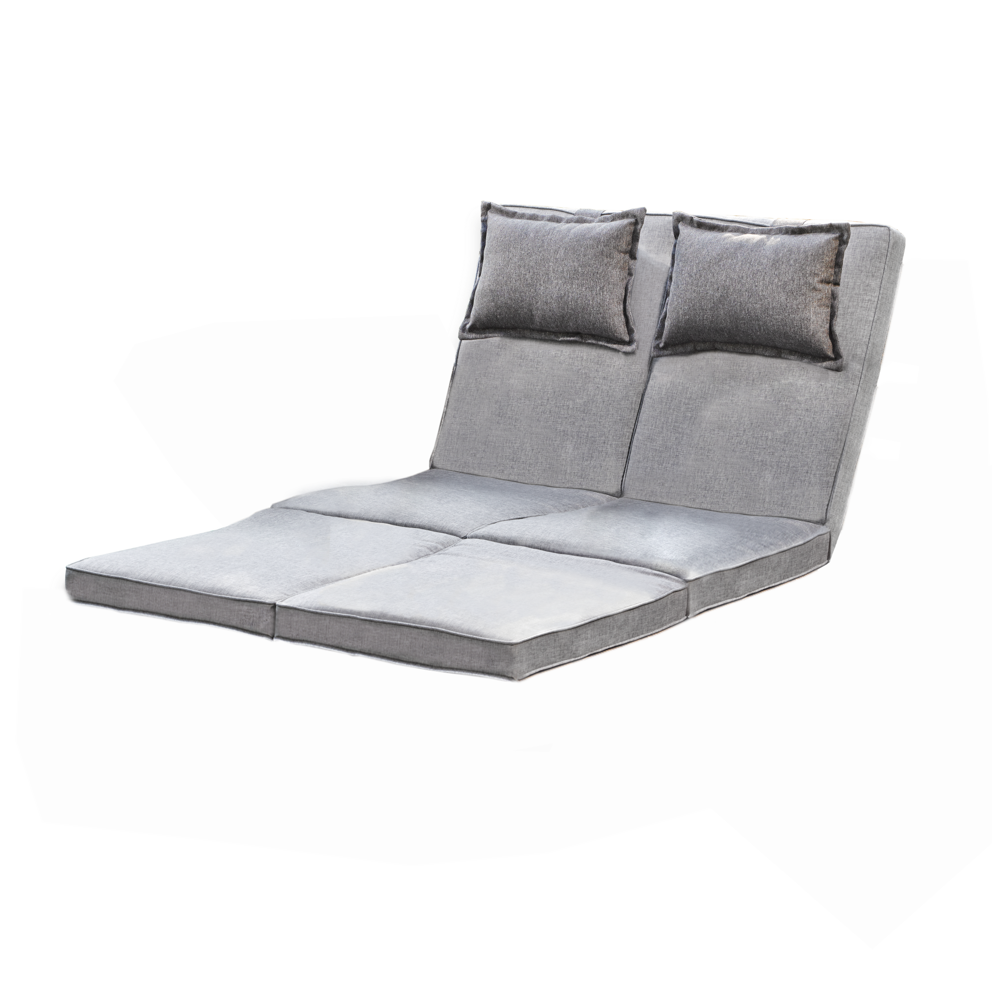 Kissenhüllen für Multifunktions-Sofa 'Trinidad' grau