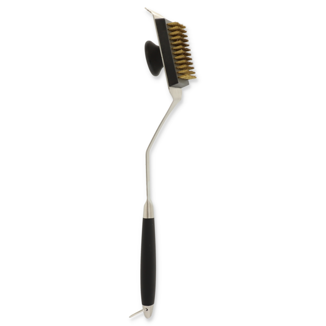 Bild von Grillbürste mit Knauf Edelstahl 49 cm