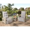 Loungemöbelset 'Ella' für 2 Personen Aluminium