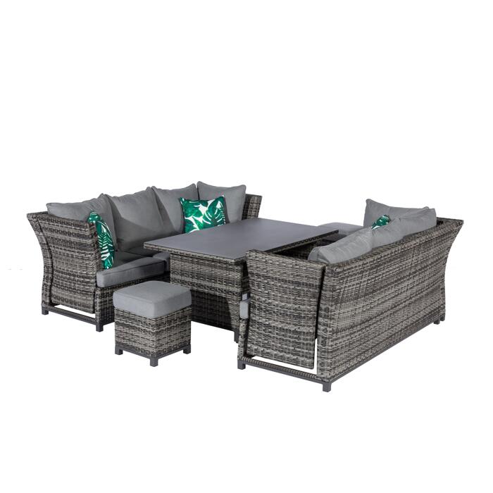 Lounge-Set 'Thea' anthrazit 6-teilig ǀ toom Baumarkt Lounge-Set 'Thea' anthrazit 6-teilig ǀ toom Baumarkt