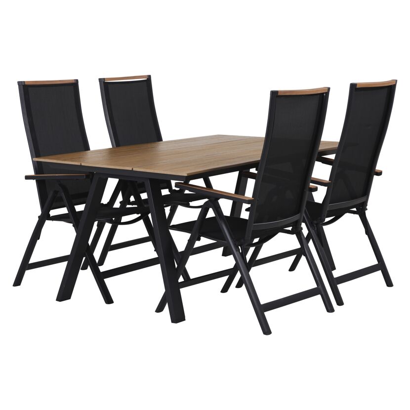 Gartentisch Set mit vier Stühlen