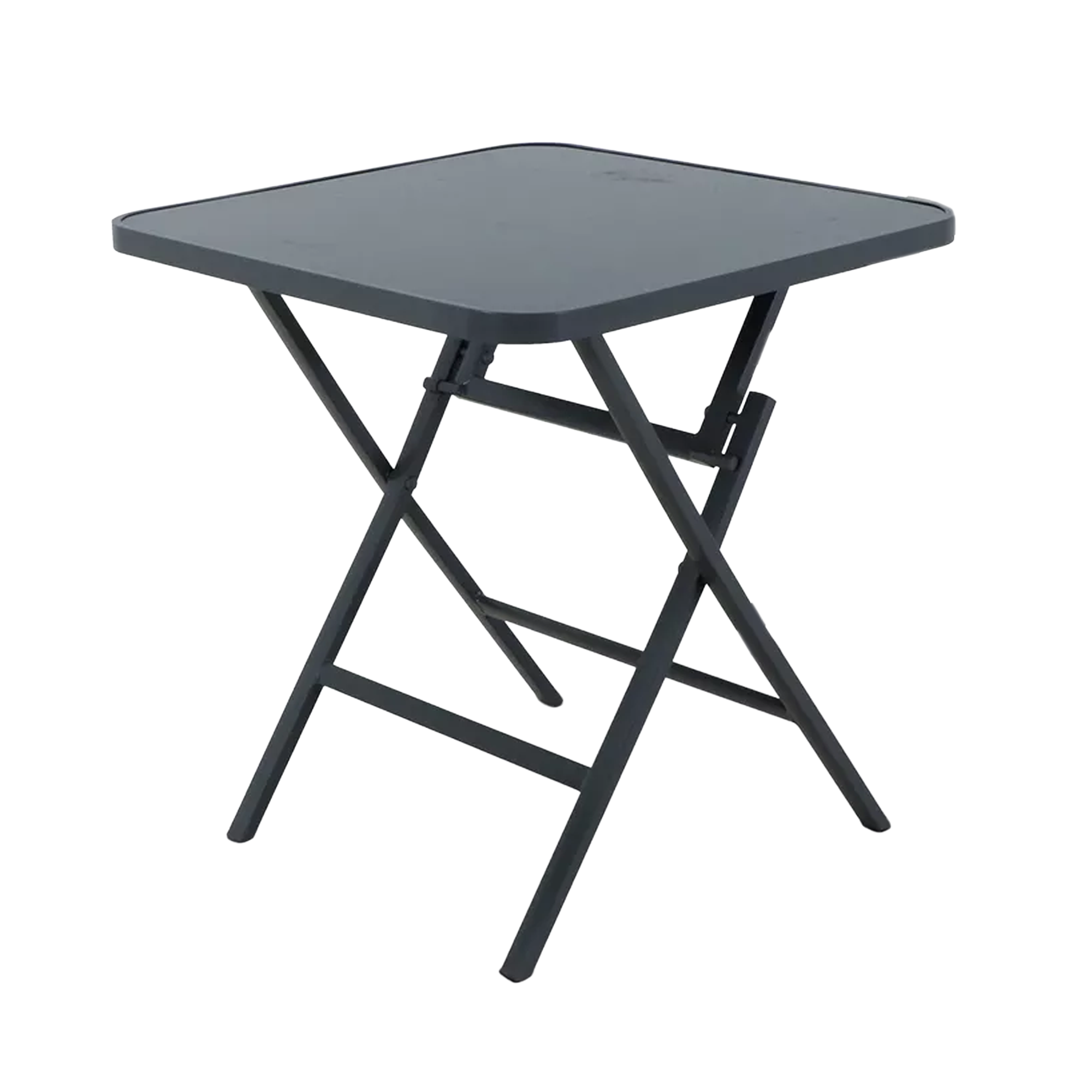 Gartentisch 'Susan' klappbar Aluminum/Glas 70 x 74 x 70 cm