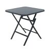 Gartentisch 'Susan' klappbar Aluminum/Glas 70 x 74 x 70 cm