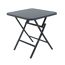Gartentisch 'Susan' klappbar Aluminum/Glas 70 x 74 x 70 cm