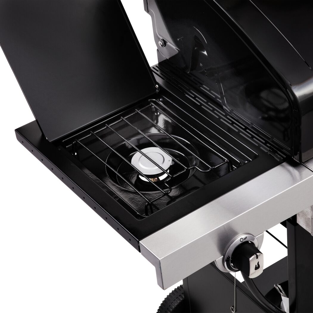 Seitenbrenner eines Gasgrills