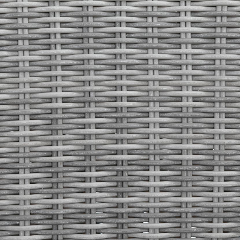 Geflochtenes Rattan in Grau