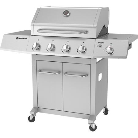 2. Bild von Gasgrill 'Hardy' silbern 132 x 119 x 62 cm