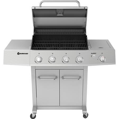 4. Bild von Gasgrill 'Hardy' silbern 132 x 119 x 62 cm