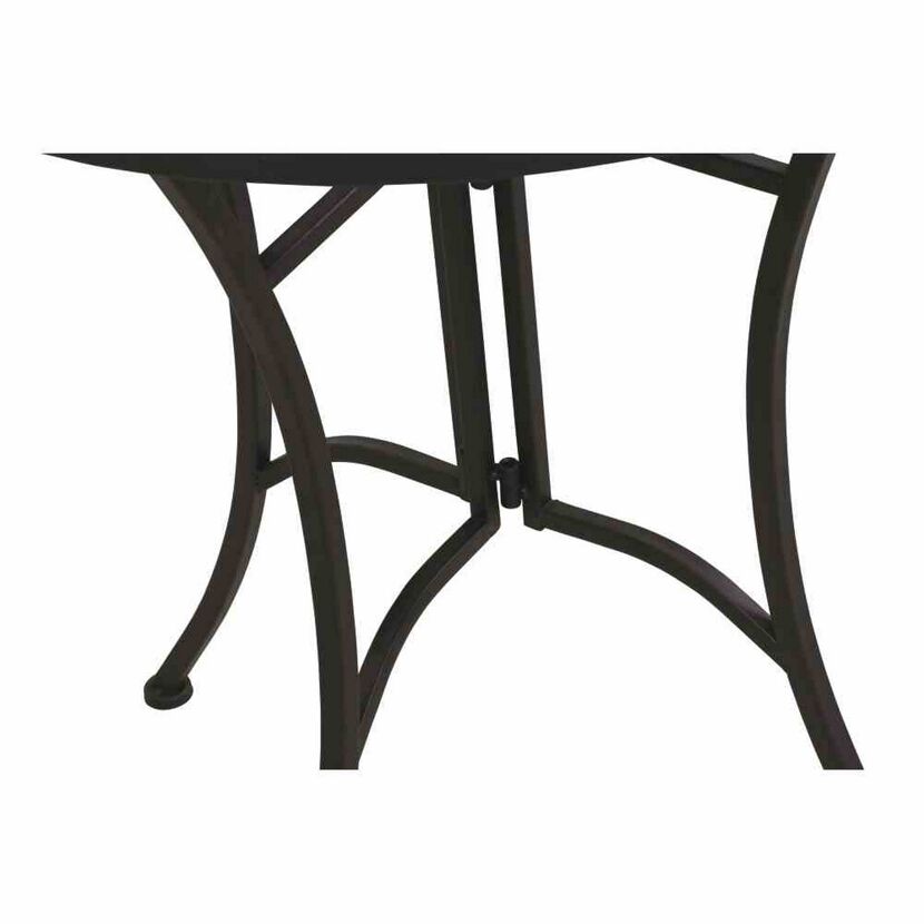 Gartentisch 'Stella' klappbar Stahl/Keramik 70 x 71 x 35,5 cm