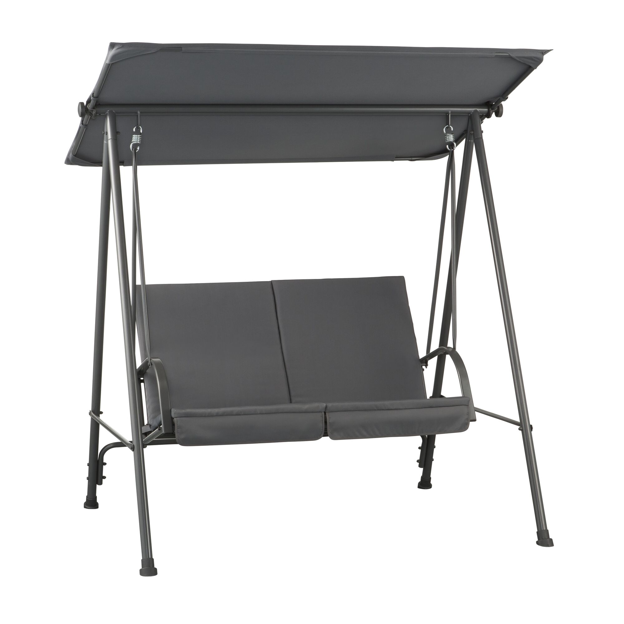 Hollywoodschaukel Mona 2-Sitzer grau